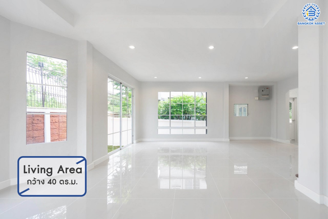 บ้านมือสองตกแต่งใหม่ แบรนด์ LH ม.มัณฑนา พุทธมณฑล-ปิ่นเกล้า หลังมุม เนื้อที่ 66.7 ตร.ว. ฟังก์ชันจัดเต็ม 3 ห้องนอน 3 ห้องน้ำ จอดรถได้ 2 คัน Facilities ครบครัน! บนทำเลดีที่สุด ใกล้ทางคู่ขนานลอยฟ้าบรมราชชนนี เชื่อมต่อถนนหลักหลายเส้นสาย, ม.มหิดล, เซ็นทรัลศาลายา ฯลฯ